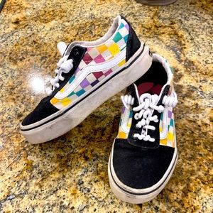 GUC Vans Rainbow 🌈🌈Checker Toddler 11